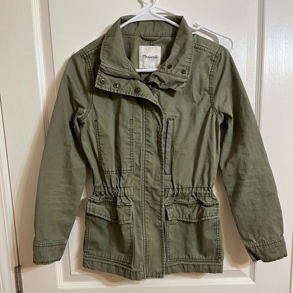 Madewell Jackets & Blazers - Madewell green utility jacket